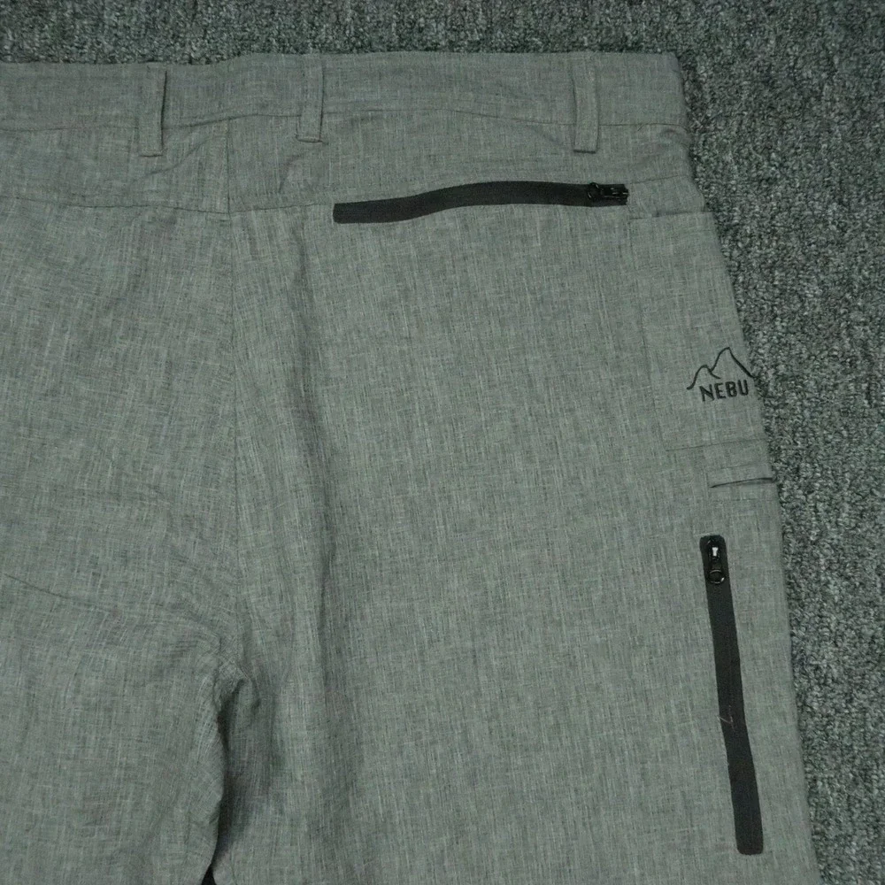 Nebu Pants Mens 36x34 Gray The B-52 Summit Straight Hiking Performance